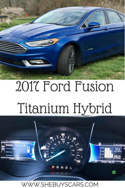 A Girls Guide To Cars | Used 2017 Ford Fusion Titanium Hybrid: A Non-Traditional Family Sedan - 2017 Ford Fusion Titanium Hybrid 1