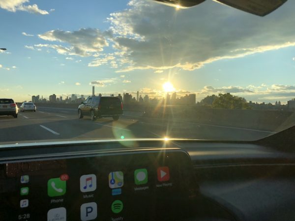 Apple Carplay Displayed On The Car