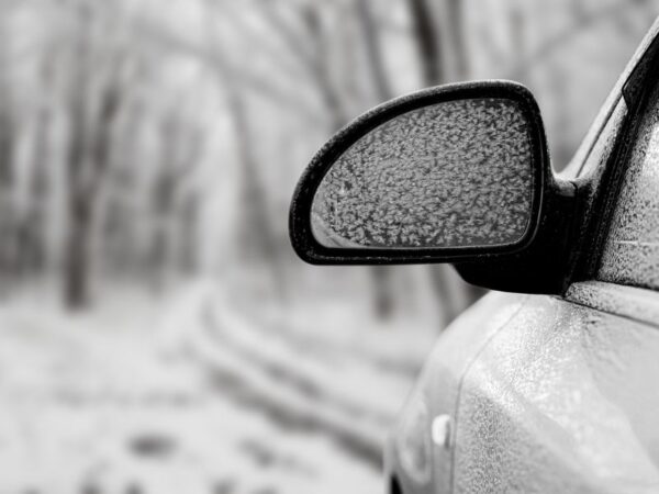 Ice On Side Mirrors 