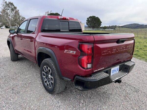 The Rear Of The 2023 Chevrolet Colorado Z71 Edition
