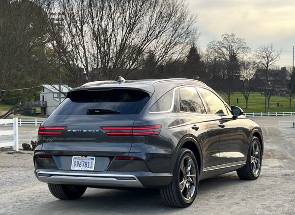 The Rear End Of The Genesis Electrified Gv70