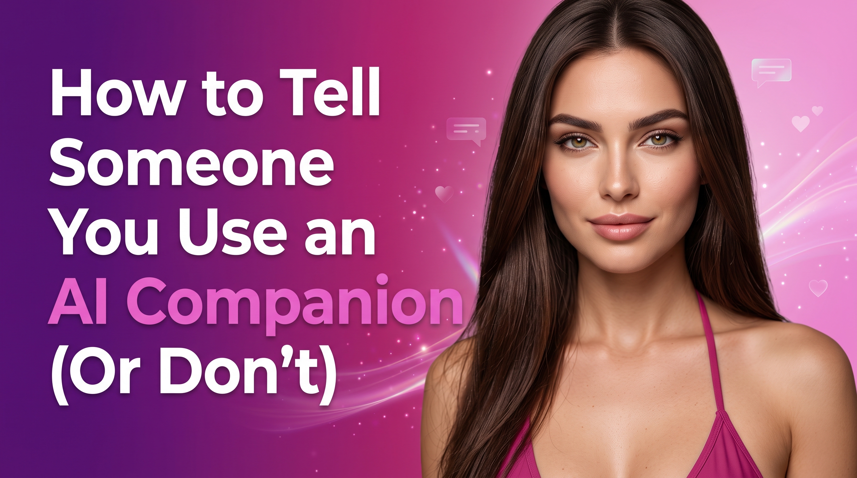 How to Tell Someone You Use an AI Companion (Or Don't)