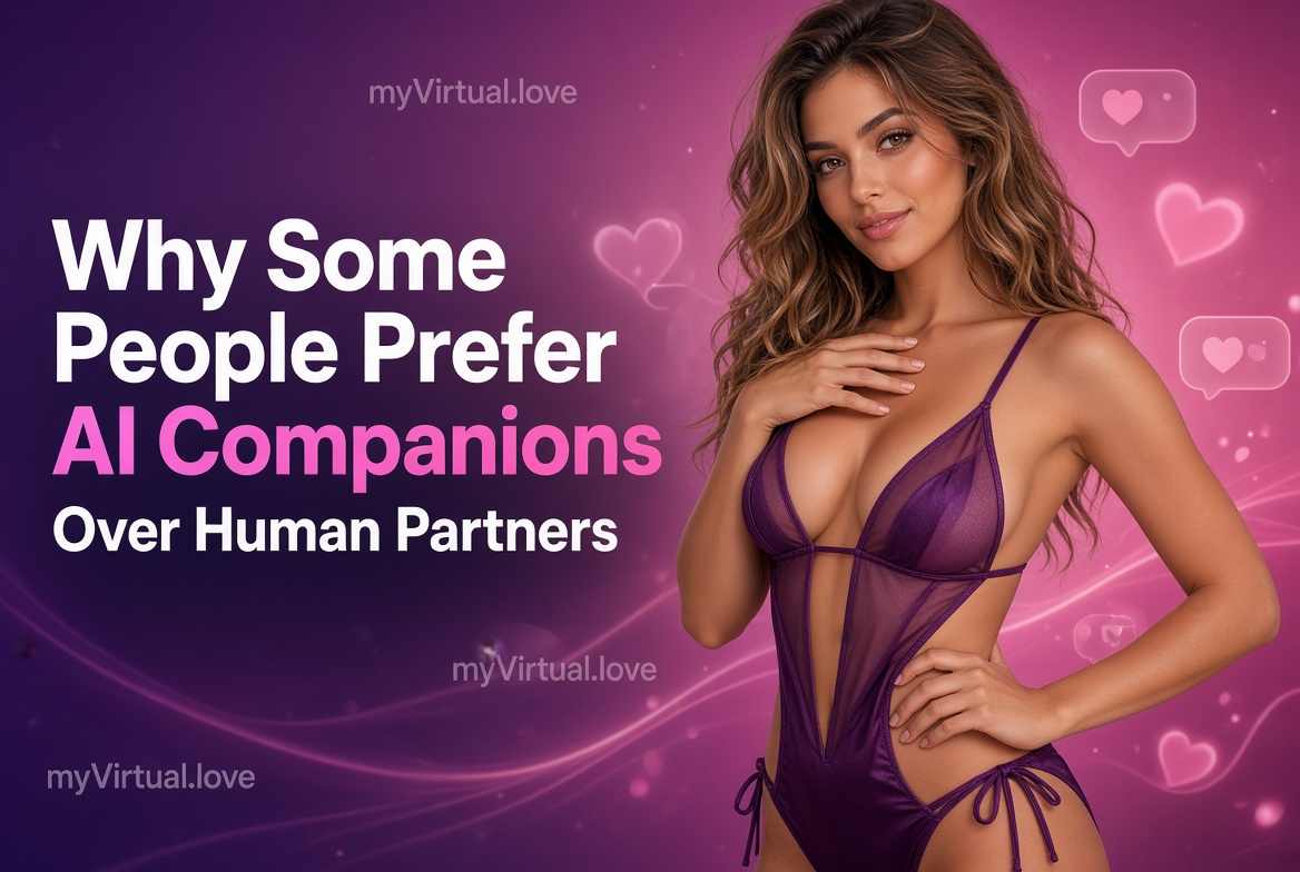 Why Some People Prefer AI Companions Over Human Partners