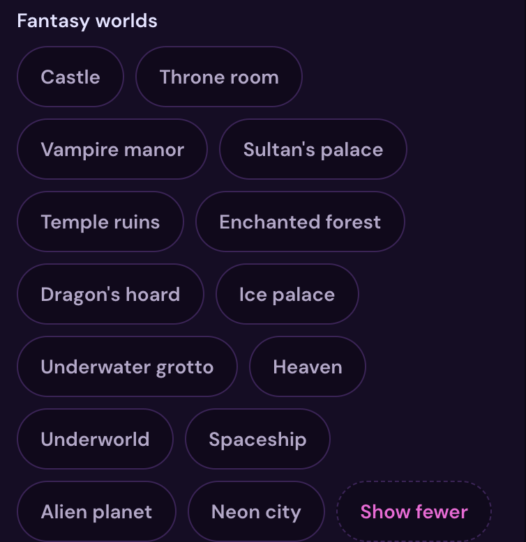 fantasy ai worlds