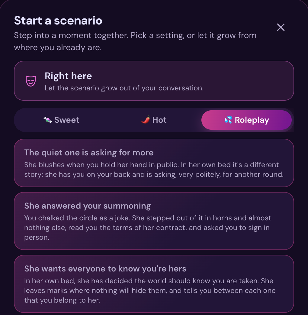 start a scenario