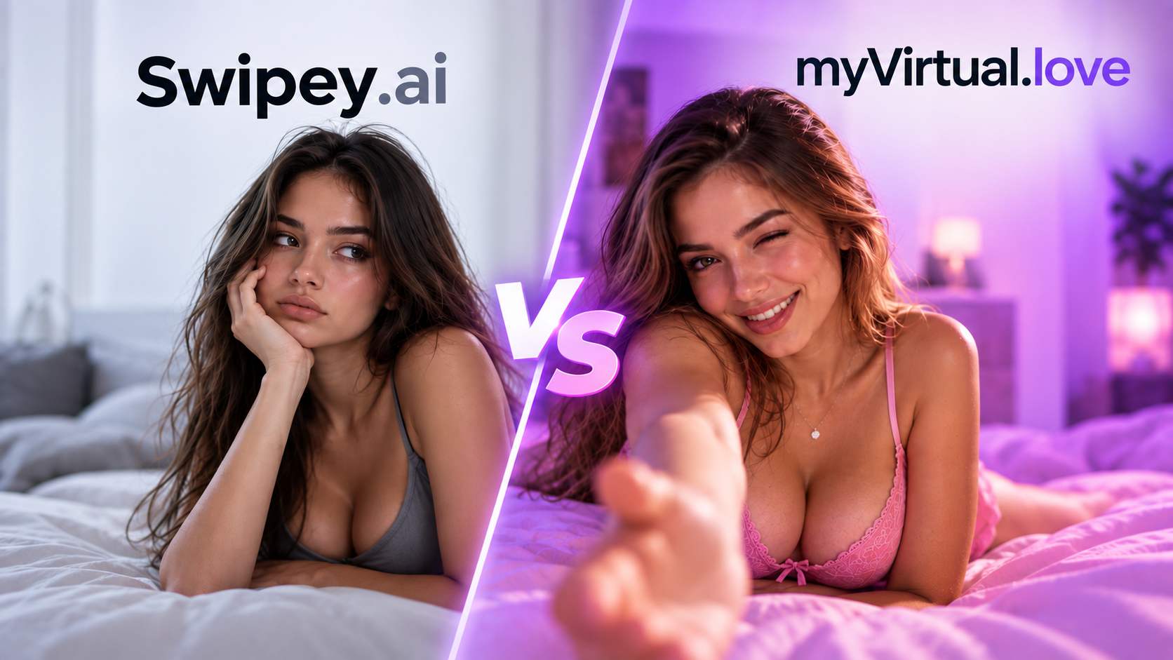 Swipey.ai vs myVirtual.love: Hearts, Video and Subscription Costs
