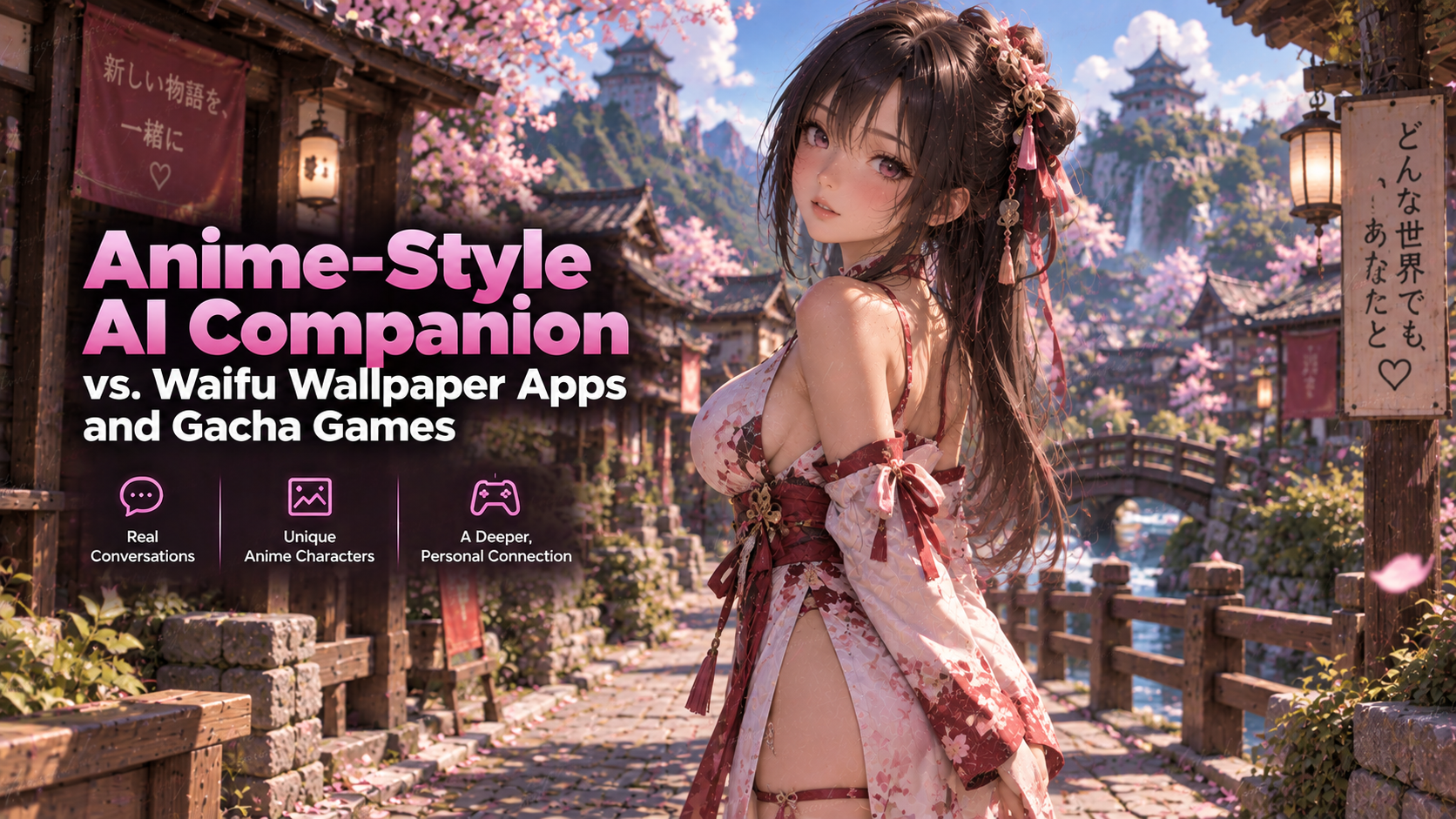AI Anime Companion vs. Waifu Wallpaper Apps and Gacha Games