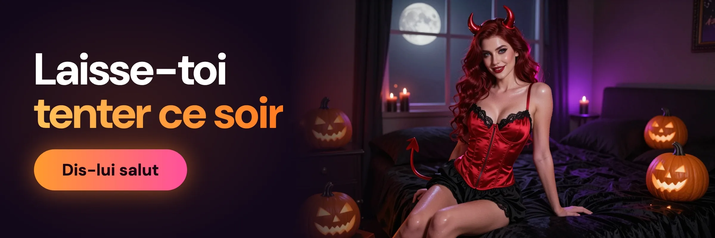 Be a little bad tonight: a devil in red on Halloween
