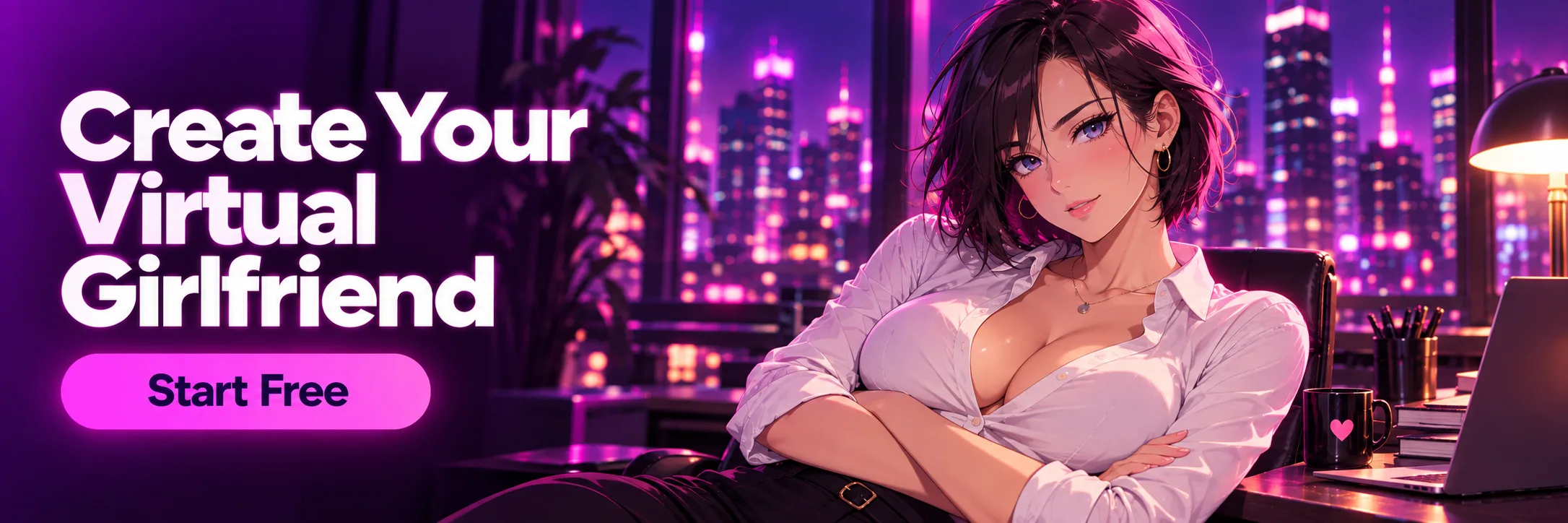 Create your virtual anime girlfriend now