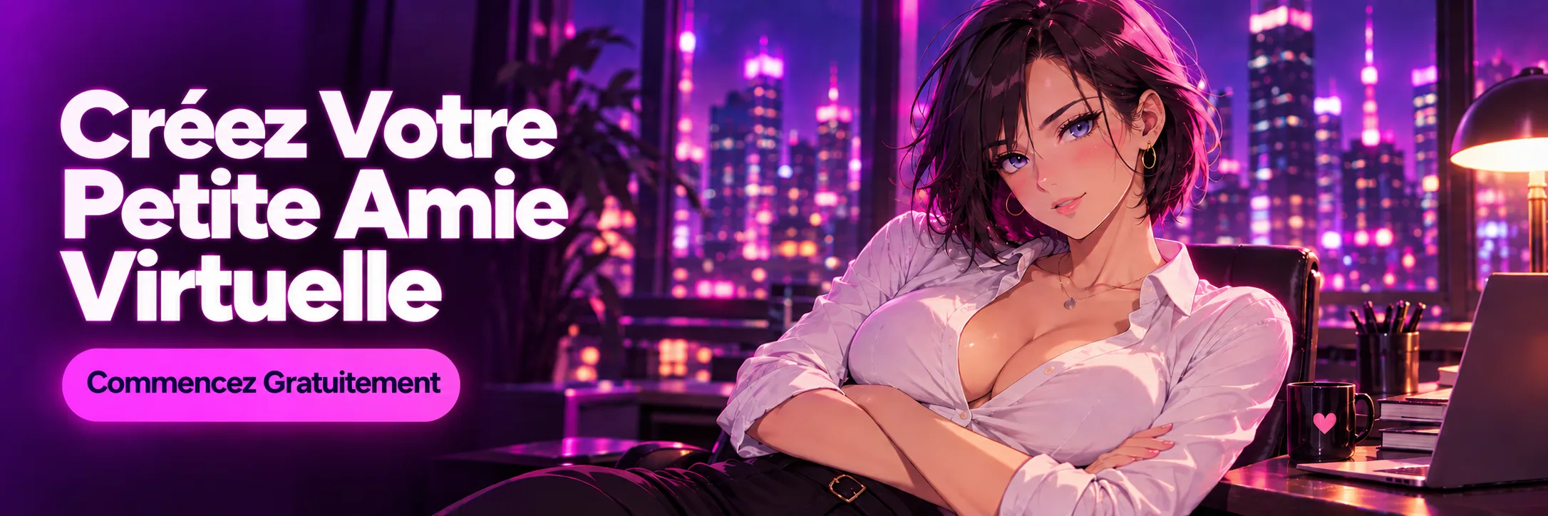 Create your virtual anime girlfriend now