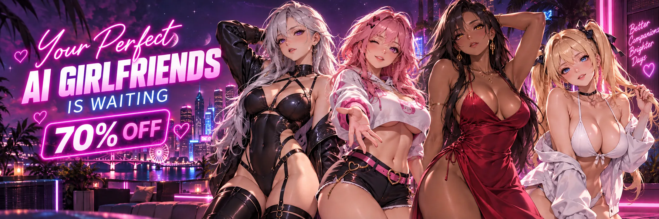 Meet your anime companion — join now, 70% off
