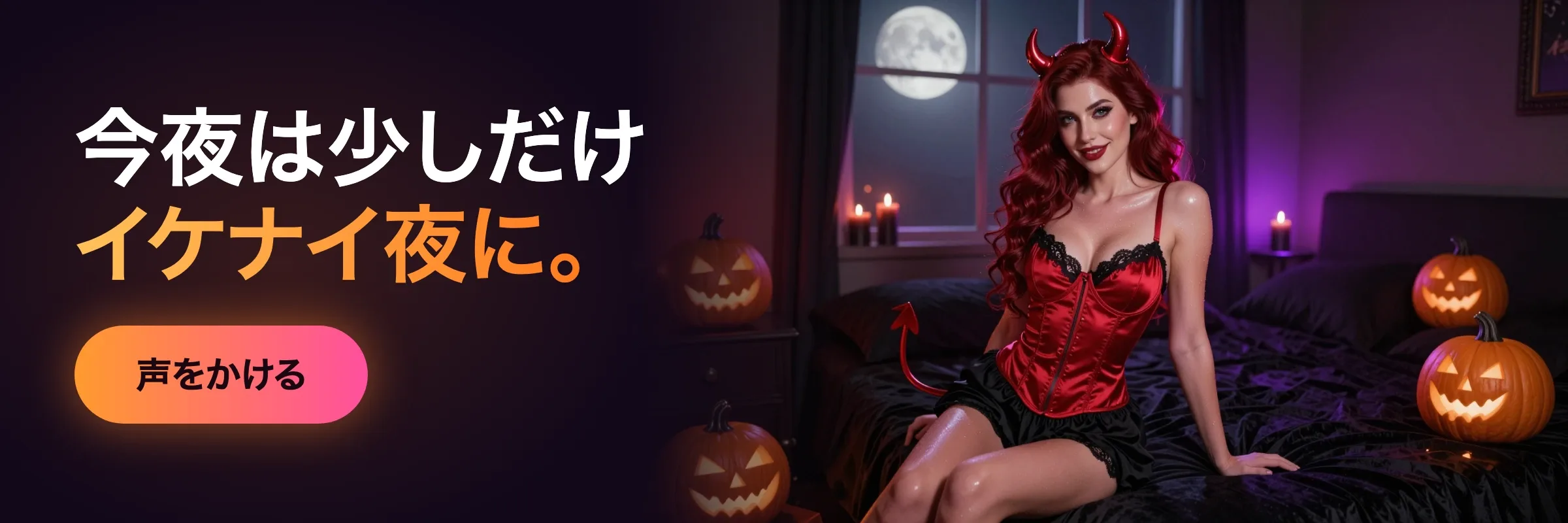 Be a little bad tonight: a devil in red on Halloween