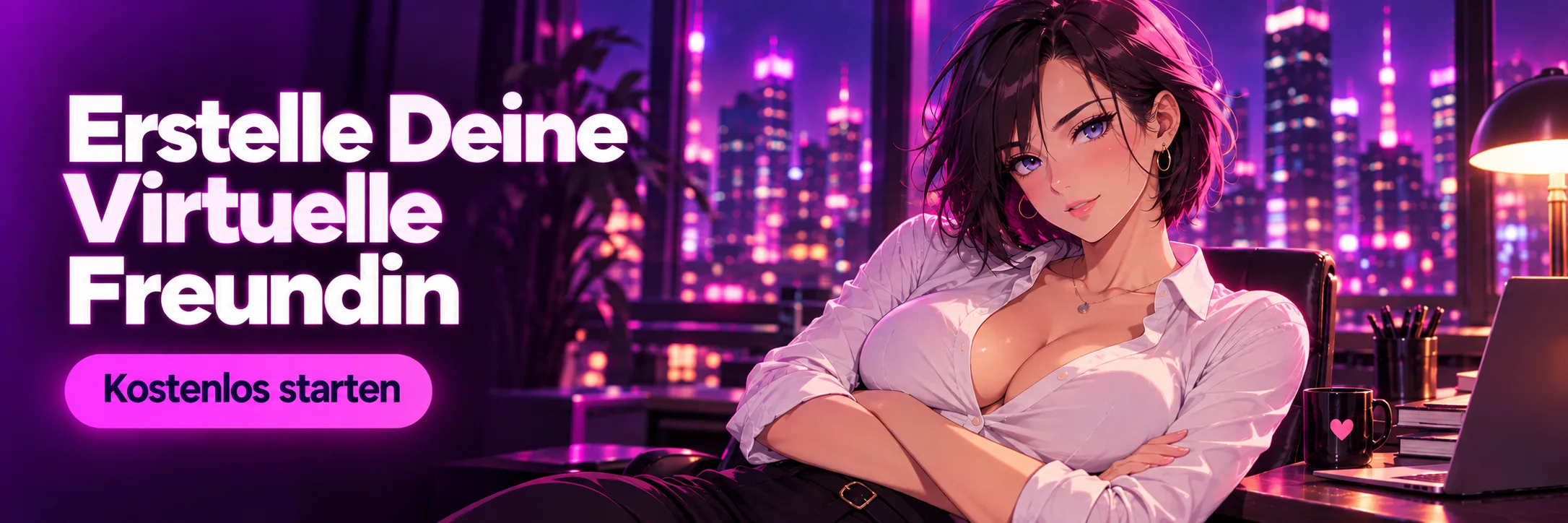 Create your virtual anime girlfriend now
