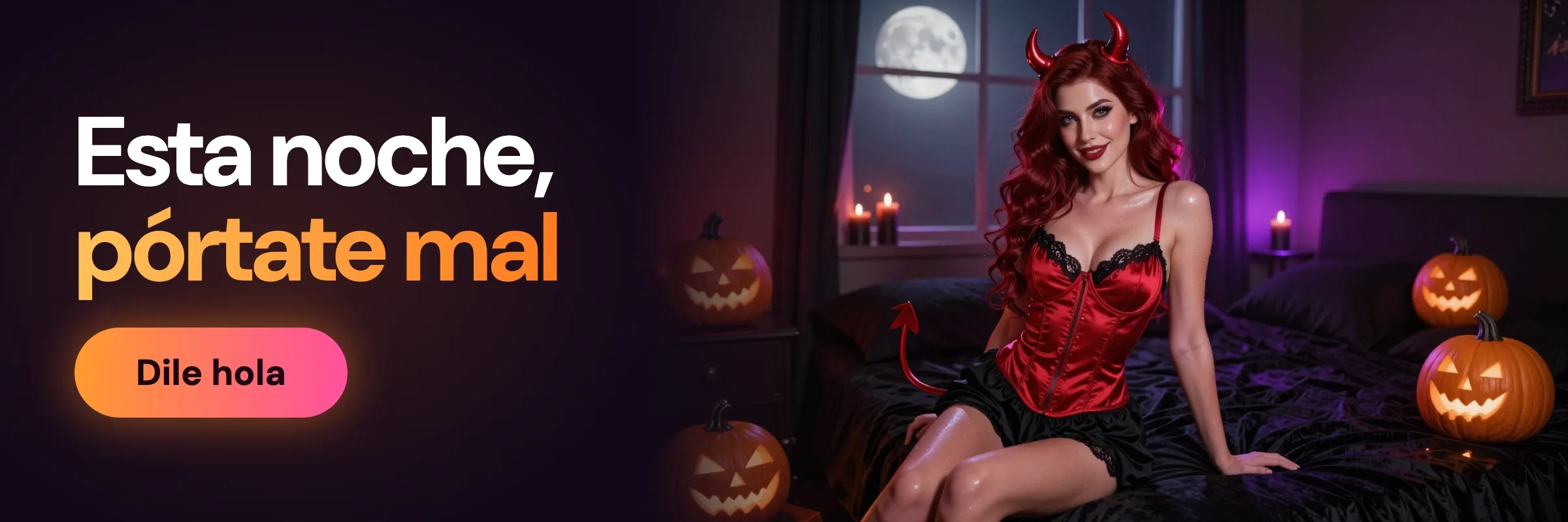 Be a little bad tonight: a devil in red on Halloween