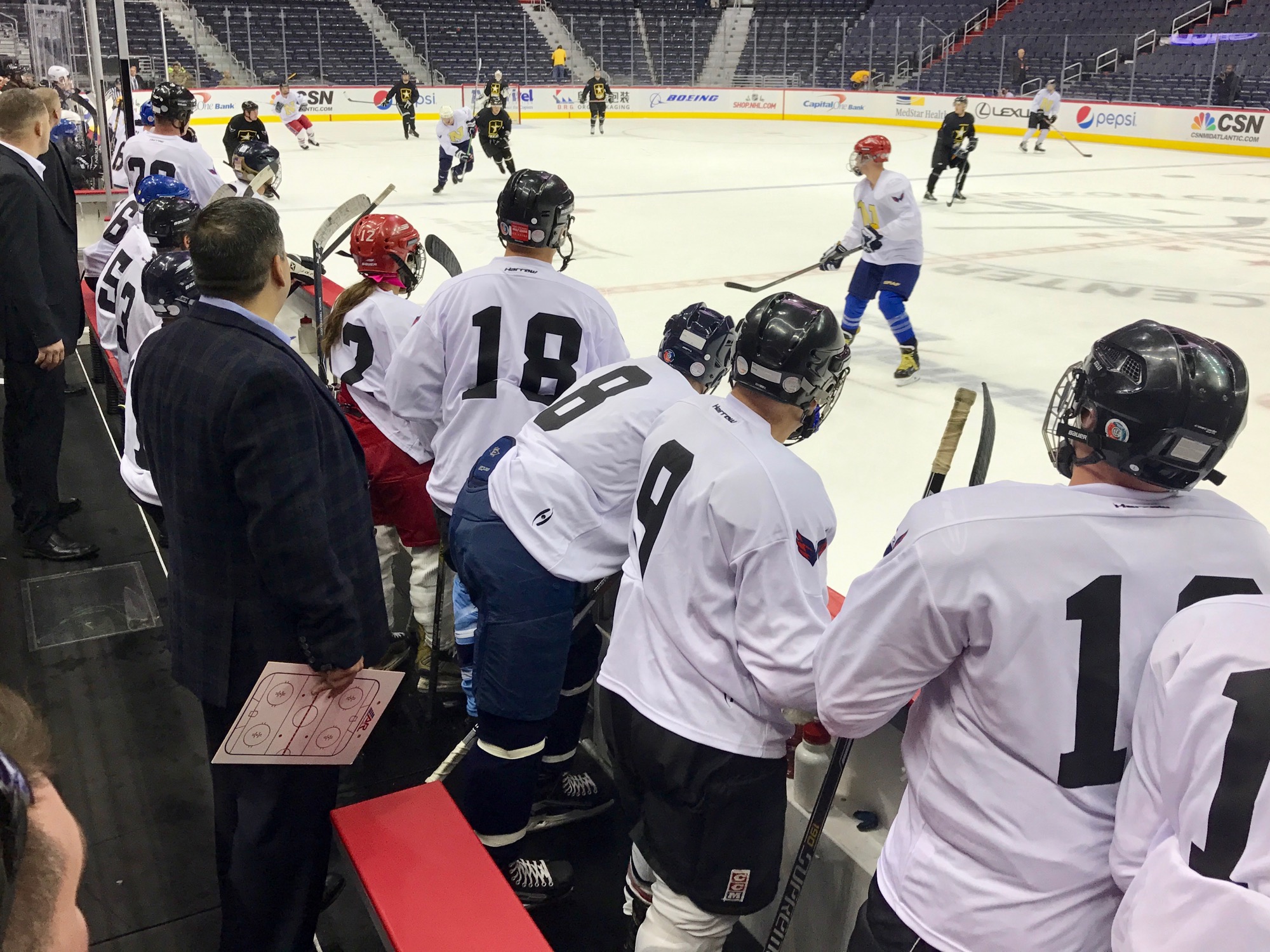 Capitals Host Army Navy Hockey Game