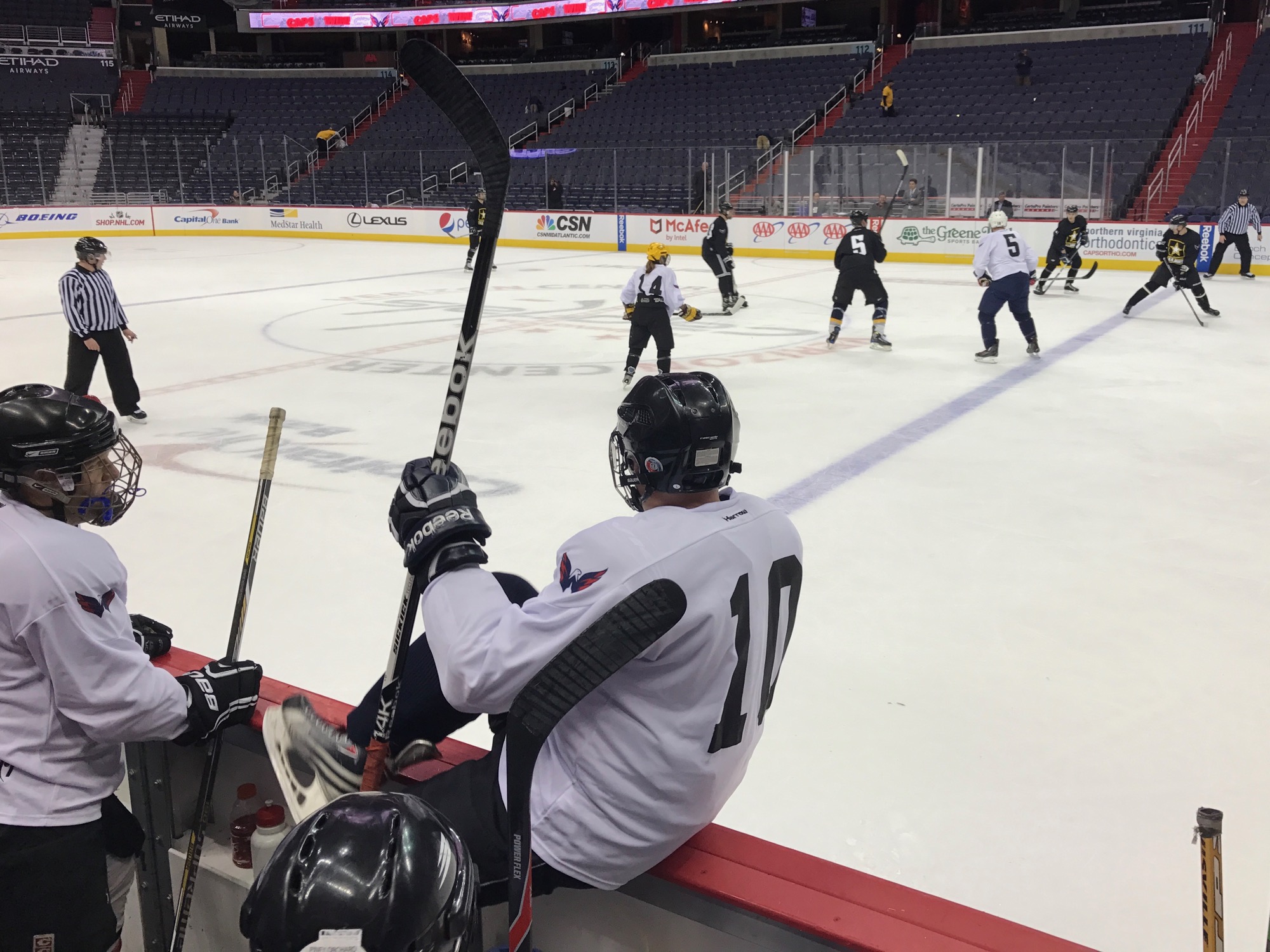 Capitals Host Army Navy Hockey Game