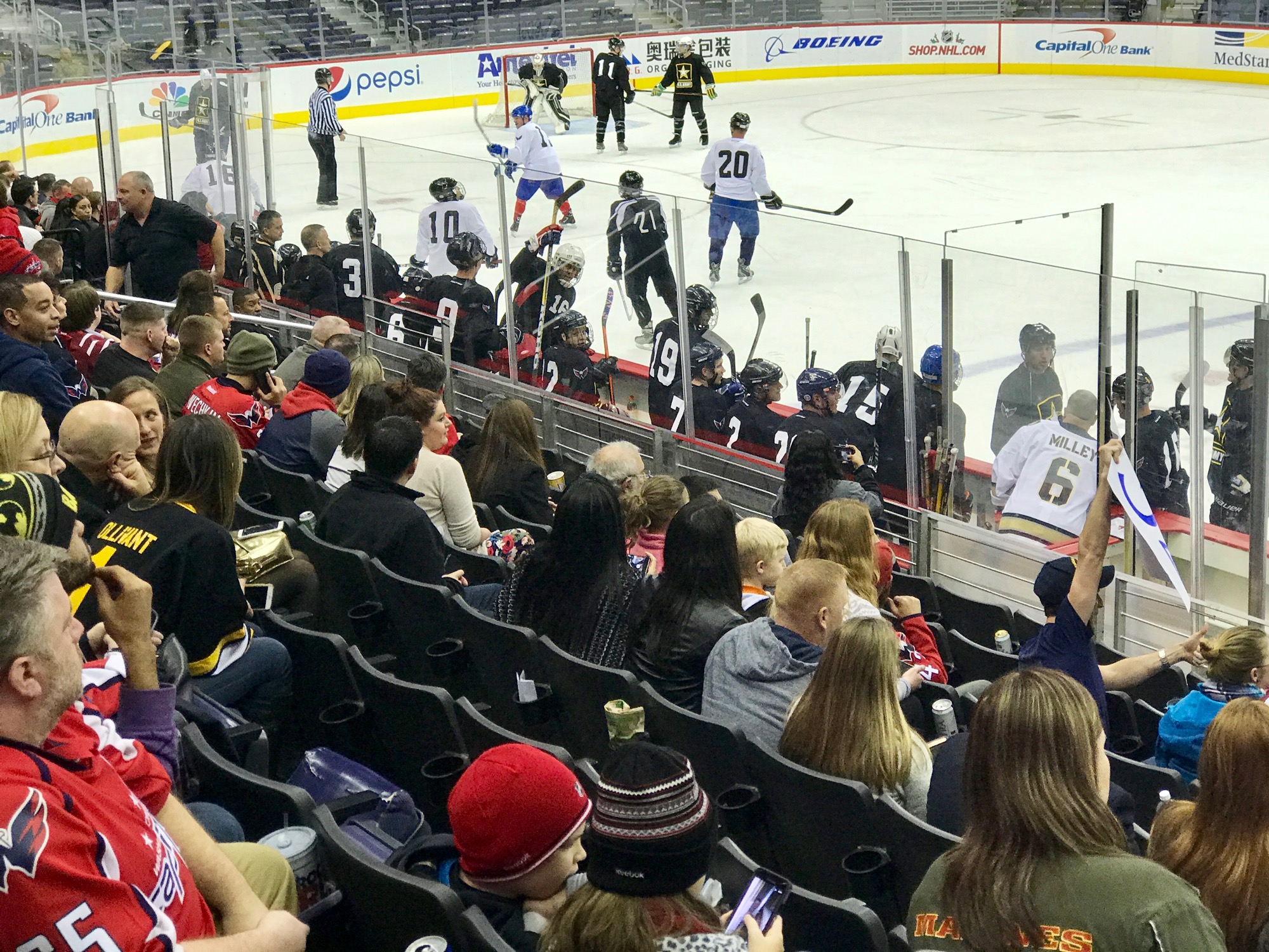 Capitals Host Army Navy Hockey Game