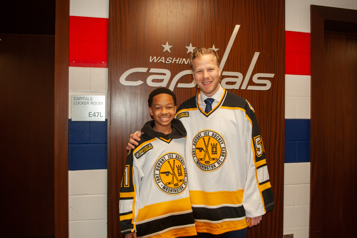 Youth Hockey Day at Caps Game