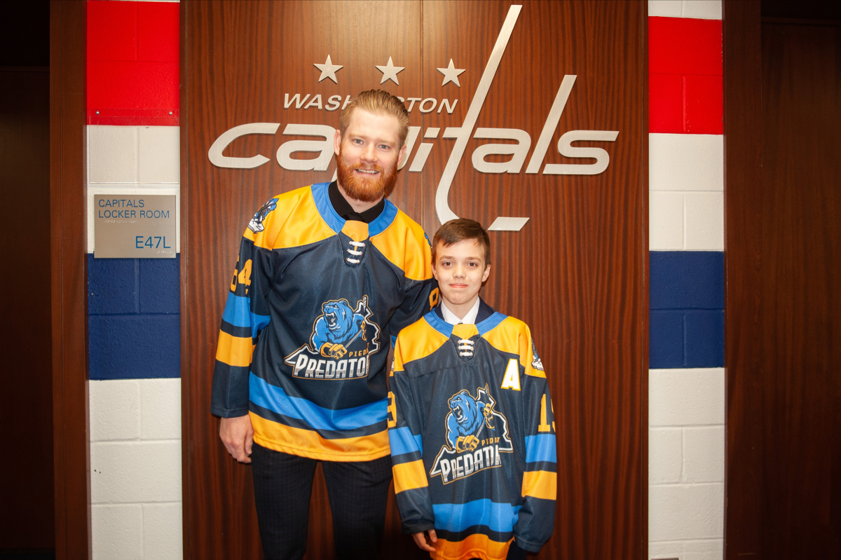 Youth Hockey Day at Caps Game