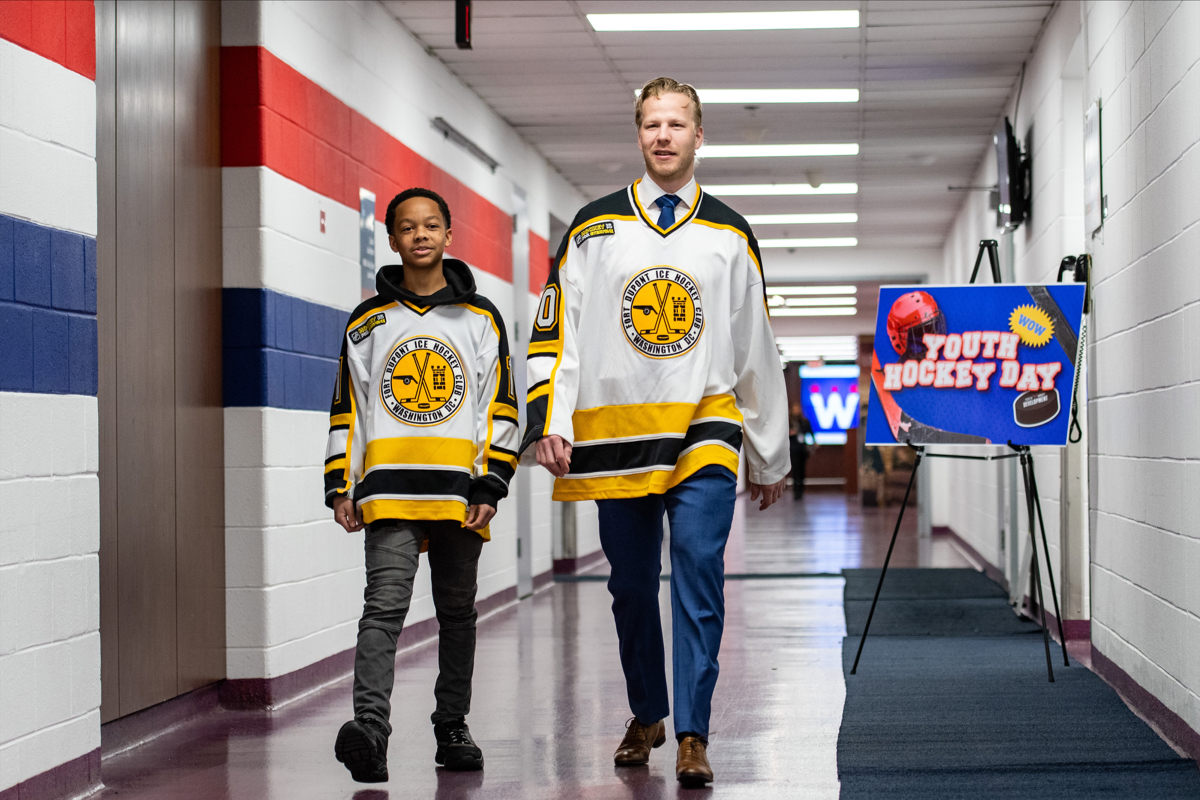 Youth Hockey Day at Caps Game