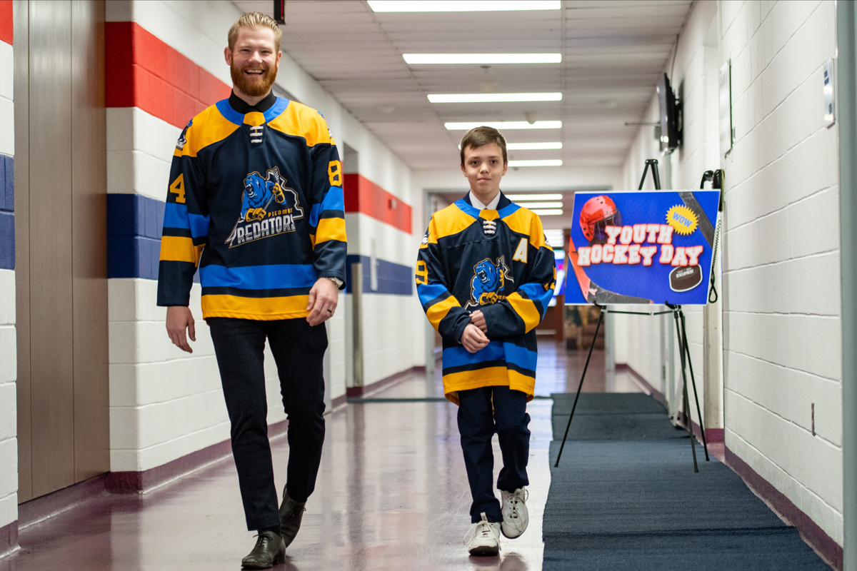 Youth Hockey Day at Caps Game