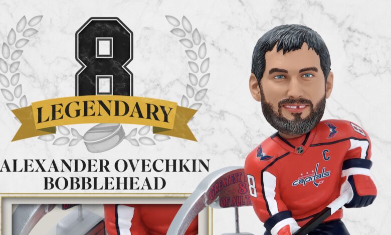 Alex Ovechkin Legendary #8 Bobblehead