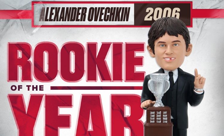 Alex Ovechkin 2006 Rookie of the Year Bobblehead
