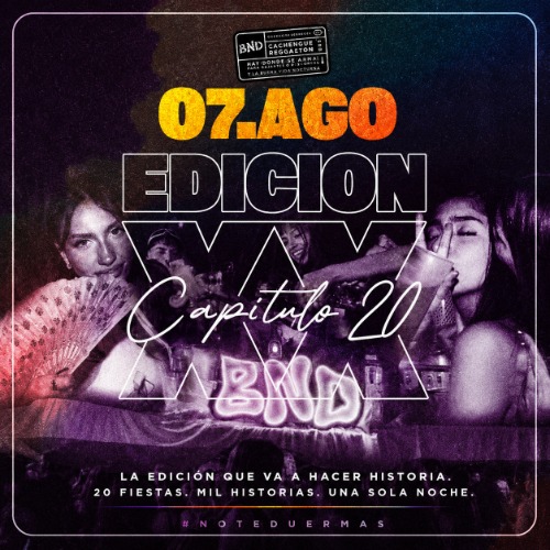 BND XX Viernes 7 de Agosto