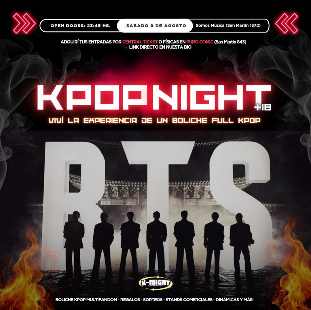 KPOP NIGHT 2026 🔥 - Viví la experiencia de un boliche full Kpop