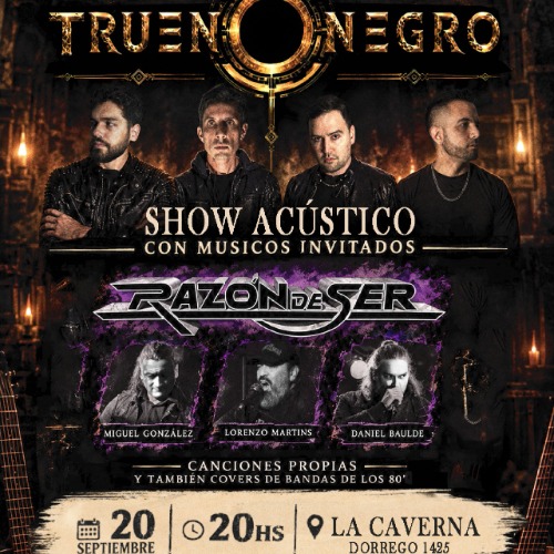Trueno Negro + invitados acústico