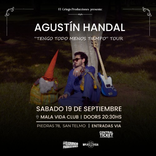 Agustín Handal en Mala Vida Club