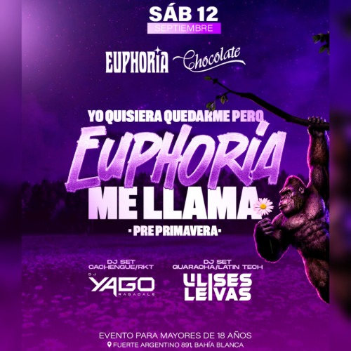 CHOCOLATE PRESENTA EUPHORIA "PRE PRIMAVERA" 2026