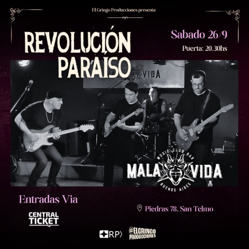Revolución Paraíso en Mala Vida