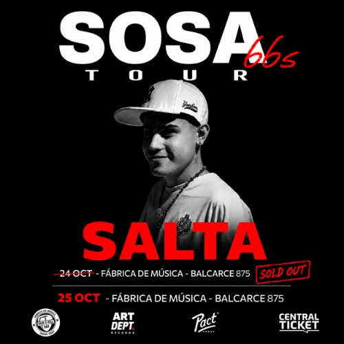 Sosa 66s - SALTA - LA FÁBRICA DE LA MÚSICA (2DA FECHA)