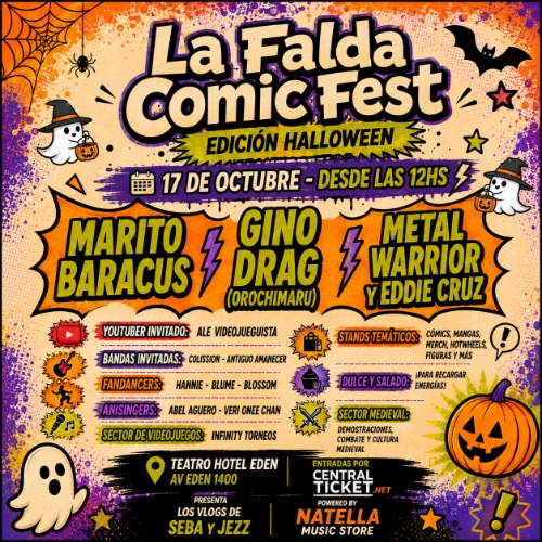 La Falda Comic Fest - Edicion Halloween