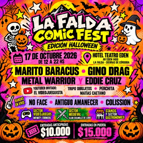 La Falda Comic Fest - Edicion Halloween