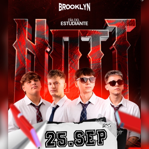 HOTT X BROOKLYN 25/09 🎓
