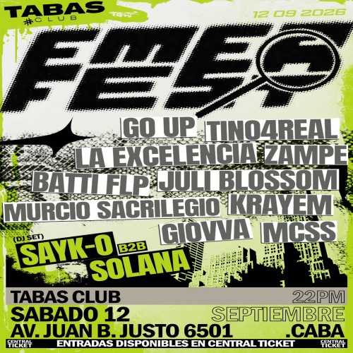 EMERFEST EN TABAS CLUB