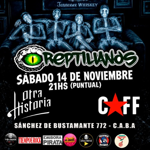 REPTILIANOS junto a OTRA HISTORIA - CAFF