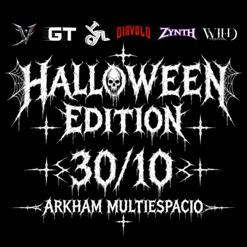 Afiche de CAMVIUS · GiG · LTGL · DIAVOLO · ZYNTH · WILD : HALLOWEEN EDITION