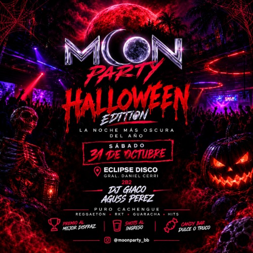 MOON PARTY "EDICION HALLOWEEN"