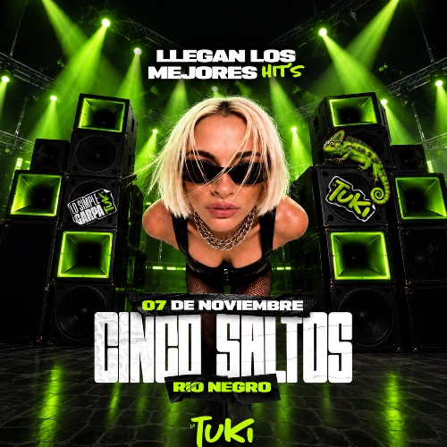 Llega La Tuki a Cinco Saltos