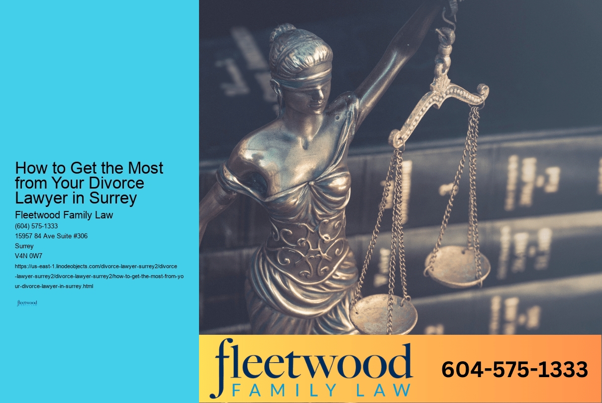 How to Get the Most from Your Divorce Lawyer in Surrey 