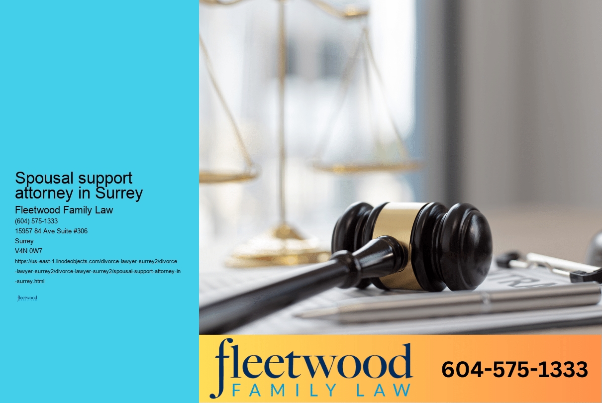 Spousal support attorney in Surrey
