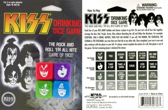 Kiss-Dice-Game