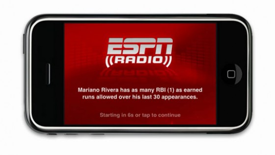 espn radio app iphone