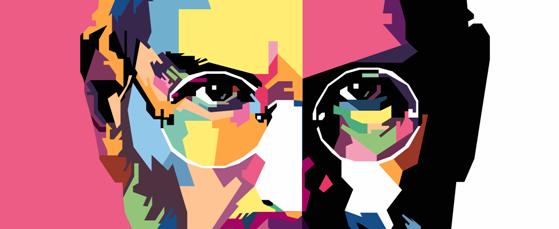 Steve Jobs Pop Art Banner