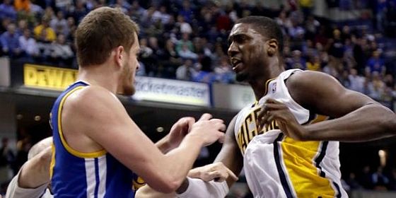 Pacers Warriors fight