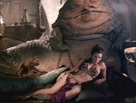 jabba and leia