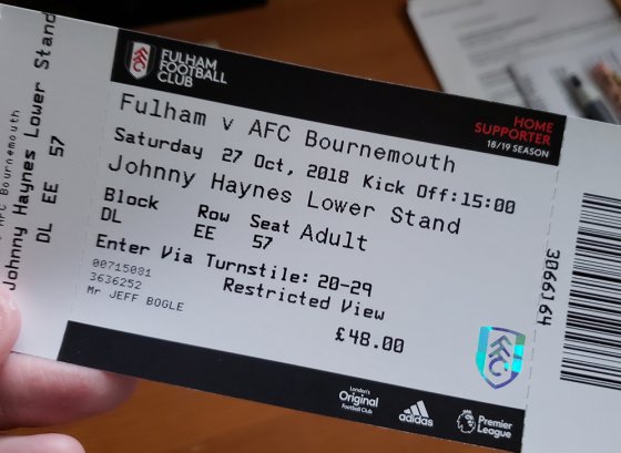 Fulham Ticket